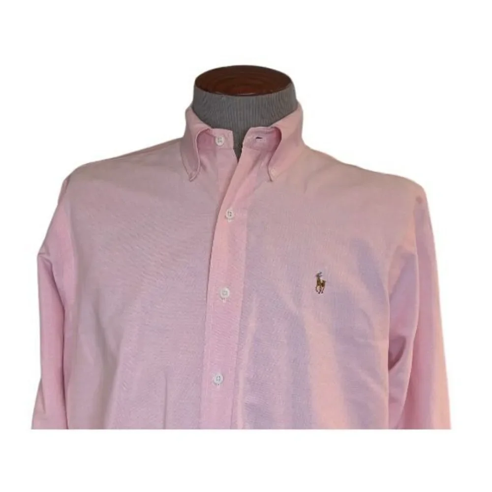 Ralph Lauren Pink Button Down Dress Shirt Sz. 15.5/33. Preppy Professional